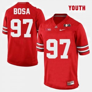 Youth Red College Football Jersey Ohio State Joey Bosa #97