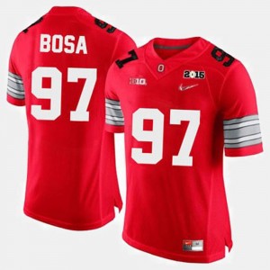 Mens College Football Jersey Red Ohio State Joey Bosa #97